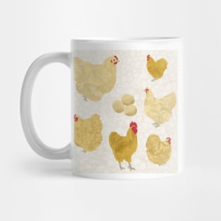 Buff Orpington Chicken White Mug